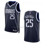 Camiseta Dallas Mavericks Reggie Bullock #25 Statement 2022-23 Azul