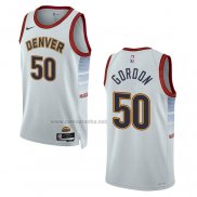 Camiseta Denver Nuggets Aaron Gordon #50 Ciudad 2022-23 Blanco