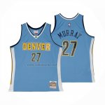 Camiseta Denver Nuggets Jamal Murray NO 27 Mitchell & Ness 2016-17 Azul