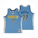 Camiseta Denver Nuggets Jamal Murray NO 27 Mitchell & Ness 2016-17 Azul