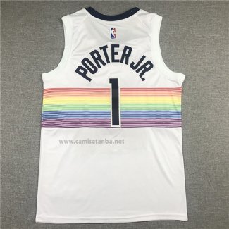 Camiseta Denver Nuggets Michael Porter JR. #1 Statement Azul