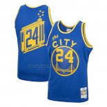 Camiseta Golden State Warriors Rick Barry #24 Mitchell & Ness 1966-67 Azul