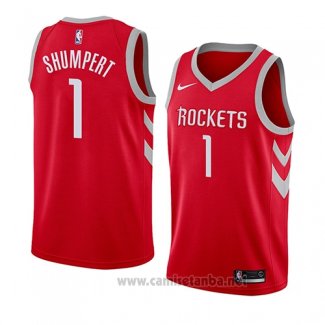 Camiseta Houston Rockets Iman Shumpert #1 Icon 2018 Rojo