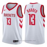 Camiseta Houston Rockets James Harden #13 2017-18 Blanco