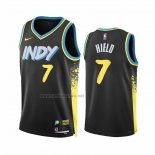 Camiseta Indiana Pacers Buddy Hield #7 Ciudad 2023-24 Negro