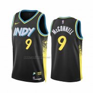 Camiseta Indiana Pacers T.J. McConnell #9 Ciudad 2022-23 Azul