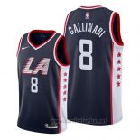 Camiseta Los Angeles Clippers Danilo Gallinari #8 Ciudad 2019 Azul