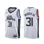 Camiseta Los Angeles Clippers Marcus Morris Sr. #31 Ciudad Blanco