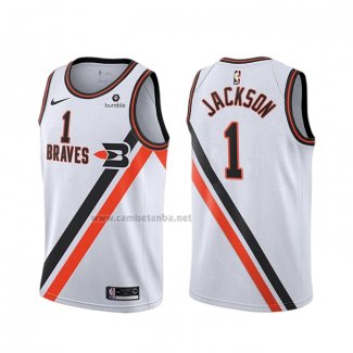 Camiseta Los Angeles Clippers Reggie Jackson #1 Classic Edition Blanco