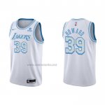 Camiseta Los Angeles Lakers Dwight Howard #39 Ciudad 2021-22 Blanco