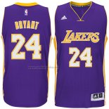 Camiseta Los Angeles Lakers Kobe Bryant #24 Violeta