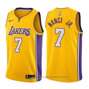 Camiseta Los Angeles Lakers Larry Nance Jr. #7 Icon 2017-18 Oro