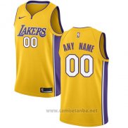 Camiseta Los Angeles Lakers Personalizada 17-18 Amarillo