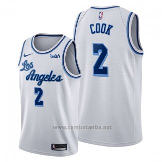 Camiseta Los Angeles Lakers Quinn Cook #2 Classic Edition Blanco