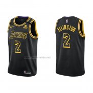 Camiseta Los Angeles Lakers Wayne Ellington #2 Mamba 2021-22 Negro