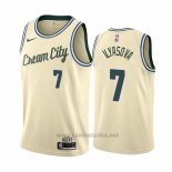 Camiseta Milwaukee Bucks Ersan Ilyasova #7 Ciudad Crema