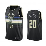 Camiseta Milwaukee Bucks Marvin Williams #20 Statement 2020-21 Negro