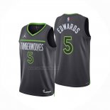 Camiseta Minnesota Timberwolves Anthony Edwards NO 5 Statement 2024-25 Gris