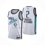 Camiseta NBA All Star 2026 Shai Gilgeous Alexander NO 2 Blanco