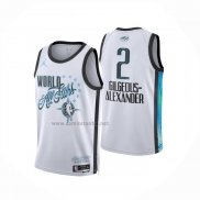 Camiseta NBA All Star 2026 Shai Gilgeous Alexander NO 2 Blanco