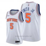 Camiseta New York Knicks Dennis Smith Jr. #5 Statement Blanco