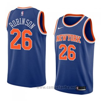 Camiseta New York Knicks Mitchell Robinson #26 Icon 2018 Azul