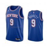 Camiseta New York Knicks R.j. Barrett #9 Statement 2020-21 Azul