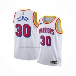 Camiseta Nino Golden State Warriors Stephen Curry #30 Classic 2024-25 Blanco