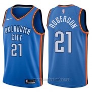 Camiseta Oklahoma City Thunder Andre Roberson #21 Swingman Icon 2017-18 Azul