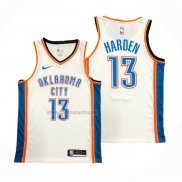 Camiseta Oklahoma City Thunder James Harden #13 Association Blanco