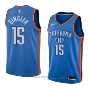 Camiseta Oklahoma City Thunder Kyle Singler #15 Icon 2018 Azul