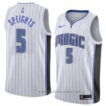 Camiseta Orlando Magic Marreese Speights #5 Association 2018 Blanco