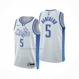 Camiseta Orlando Magic Paolo Banchero NO 5 Ciudad 2025-26 Blanco