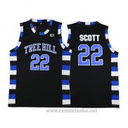 Camiseta Pelicula Tree Hill Nathan Scott #22 Negro
