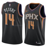 Camiseta Phoenix Suns Alec Peters #14 Statement 2018 Negro2