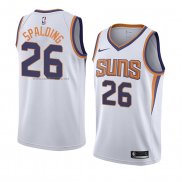 Camiseta Phoenix Suns Knicks Ray Spalding #26 Association 2018 Blanco