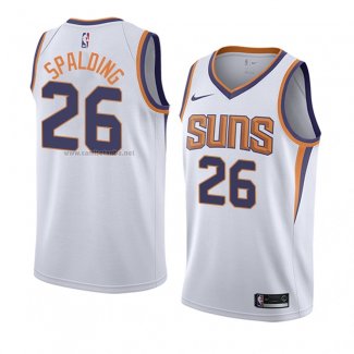 Camiseta Phoenix Suns Knicks Ray Spalding #26 Association 2018 Blanco