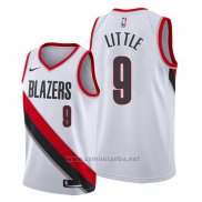 Camiseta Portland Trail Blazers Nassir Little #9 Association 2019-20 Blanco