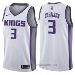 Camiseta Sacramento Kings Joe Johnson #3 Association 2017-18 Blanco