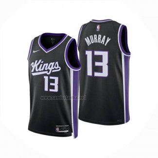 Camiseta Sacramento Kings Keegan Murray NO 13 Icon 2024-25 Negro
