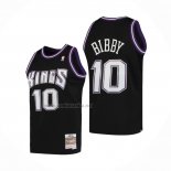 Camiseta Sacramento Kings Mike Bibby #10 Mitchell & Ness 2001-02 Negro