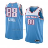 Camiseta Sacramento Kings Nemanja Bjelica #88 Ciudad 2018-19 Azul