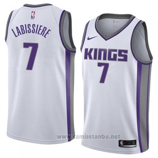 Camiseta Sacramento Kings Skal Labissiere #7 Association 2018 Blanco