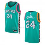 Camiseta San Antonio Spurs Devin Vassell #24 Ciudad 2022-23 Verde