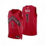 Camiseta Toronto Raptors Gradey Dick NO 1 Icon 2025-26 Rojo