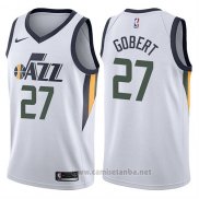 Camiseta Utah Jazz Rudy Gobert #27 Association 2017-18 Negro