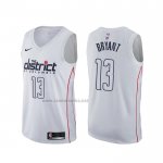 Camiseta Washington Wizards Thomas Bryant #13 Ciudad Blanco