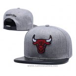 Gorra Chicago Bulls Gris Negro2