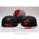 Gorra Miami Heat Snapback Negro Gris