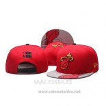 Gorra Miami Heat Snapback Rojo